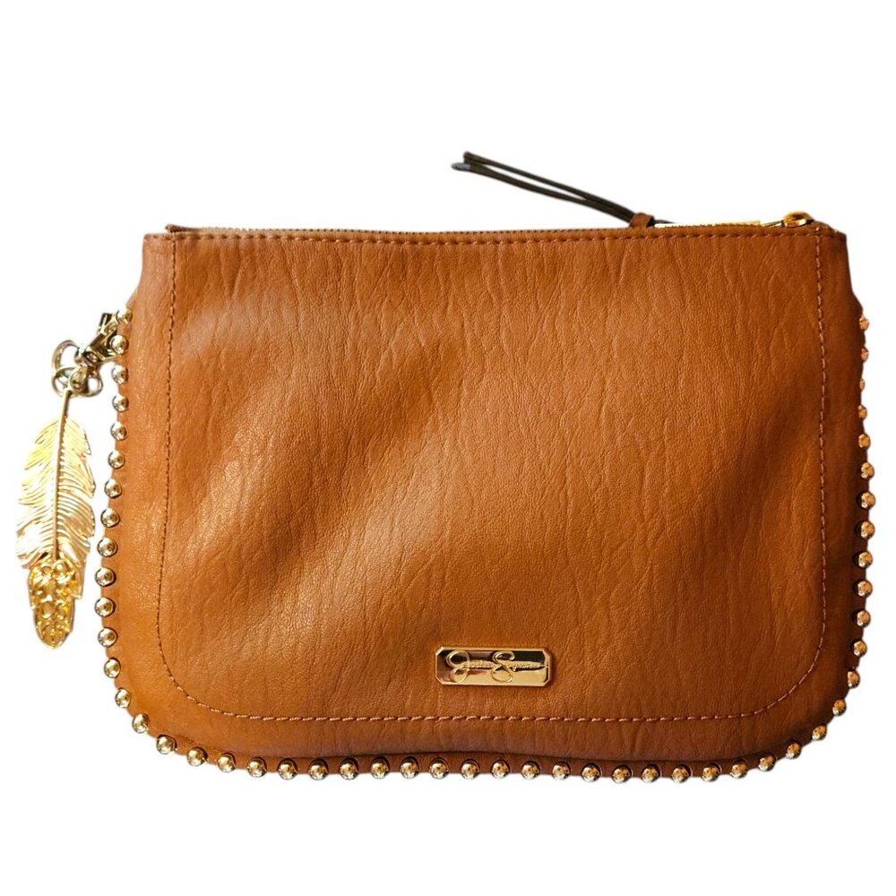 Jessica Simpson Women's CAMILLE Studded Western Style Saddle Bag Purse NWOT